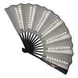 Maxbell LED Folding Fan Supplies Fittings Night Show for Party Christmas White