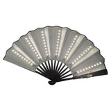 Maxbell LED Folding Fan Supplies Fittings Night Show for Party Christmas White