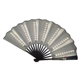 Maxbell LED Folding Fan Supplies Fittings Night Show for Party Christmas White