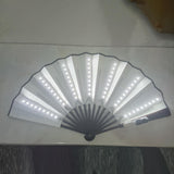 Maxbell LED Folding Fan Supplies Fittings Night Show for Party Christmas White
