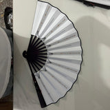 Maxbell LED Folding Fan Supplies Fittings Night Show for Party Christmas Yellow
