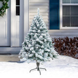 Maxbell Artificial Christmas Trees Metal Stand Lightweight for Outdoor Party Decor 1.2m