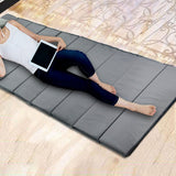 Maxbell Lunch Break Leisure Mat Folding Breathable Portable for Office Garden Gray