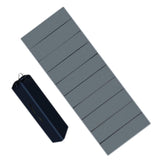 Maxbell Lunch Break Leisure Mat Folding Breathable Portable for Office Garden Gray