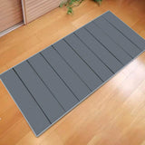 Maxbell Lunch Break Leisure Mat Folding Breathable Portable for Office Garden Gray