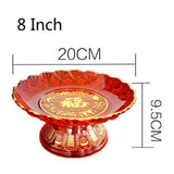 Maxbell Fruit Tray Multifunctional Ornament Durable Convenient for Desktop Household 8 inch