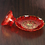 Maxbell Fruit Tray Multifunctional Ornament Durable Convenient for Desktop Household 8 inch