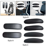 Maxbell 2Pcs Armrest Covers Removable Chair Replacement for Home Style A