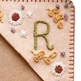 Maxbell Handmade Corner Bookmark Corner Book Marks Page Clip for Kids Men Gifts Letter R