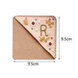Maxbell Handmade Corner Bookmark Corner Book Marks Page Clip for Kids Men Gifts Letter R