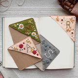 Maxbell Handmade Corner Bookmark Corner Book Marks Page Clip for Kids Men Gifts Letter R