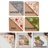 Maxbell Handmade Corner Bookmark Corner Book Marks Page Clip for Kids Men Gifts Letter R