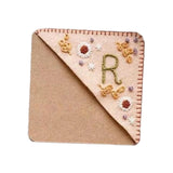 Maxbell Handmade Corner Bookmark Corner Book Marks Page Clip for Kids Men Gifts Letter R
