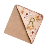 Maxbell Handmade Corner Bookmark Corner Book Marks Page Clip for Kids Men Gifts Letter R