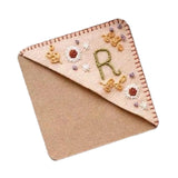 Maxbell Handmade Corner Bookmark Corner Book Marks Page Clip for Kids Men Gifts Letter R