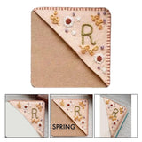 Maxbell Handmade Corner Bookmark Corner Book Marks Page Clip for Kids Men Gifts Letter R