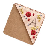 Maxbell Handmade Corner Bookmark Corner Book Marks Page Clip for Kids Men Gifts Letter A
