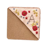 Maxbell Handmade Corner Bookmark Corner Book Marks Page Clip for Kids Men Gifts Letter A