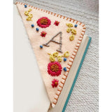 Maxbell Handmade Corner Bookmark Corner Book Marks Page Clip for Kids Men Gifts Letter A