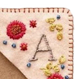 Maxbell Handmade Corner Bookmark Corner Book Marks Page Clip for Kids Men Gifts Letter A