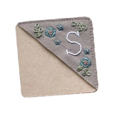 Maxbell Handmade Corner Bookmark Corner Book Marks Page Clip for Kids Men Gifts Letter S