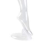 Maxbell Freestanding Women Leg Models Have Long Legs Display Socks Tool for Women Clear