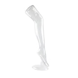 Maxbell Freestanding Women Leg Models Have Long Legs Display Socks Tool for Women Clear