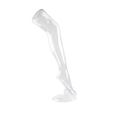 Maxbell Freestanding Women Leg Models Have Long Legs Display Socks Tool for Women Clear