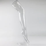 Maxbell Freestanding Women Leg Models Have Long Legs Display Socks Tool for Women Clear
