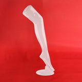 Maxbell Freestanding Women Leg Models Have Long Legs Display Socks Tool for Women Clear