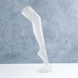 Maxbell Freestanding Women Leg Models Have Long Legs Display Socks Tool for Women Clear