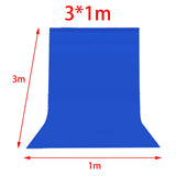 Maxbell 300x100cm Backdrop Photography Screen Accessory Professional Good Workmanship Blue