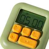Maxbell Digital Kitchen Timer Electronic with Stand Durable for Sports Games Office Green