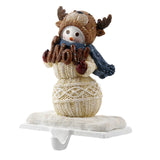 Maxbell Christmas Snowman Sock Hook Scene Layout Accessories for Bedroom Bookshelf A