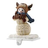 Maxbell Christmas Snowman Sock Hook Scene Layout Accessories for Bedroom Bookshelf A