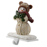 Maxbell Christmas Snowman Sock Hook Scene Layout Accessories for Bedroom Bookshelf C