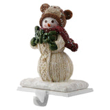 Maxbell Christmas Snowman Sock Hook Scene Layout Accessories for Bedroom Bookshelf C