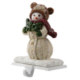 Maxbell Christmas Snowman Sock Hook Scene Layout Accessories for Bedroom Bookshelf C