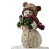 Maxbell Christmas Snowman Sock Hook Scene Layout Accessories for Bedroom Bookshelf C