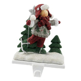 Maxbell Christmas Snowman Sock Hook Scene Layout Accessories for Bedroom Bookshelf D