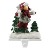 Maxbell Christmas Snowman Sock Hook Scene Layout Accessories for Bedroom Bookshelf D