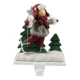 Maxbell Christmas Snowman Sock Hook Scene Layout Accessories for Bedroom Bookshelf D