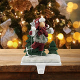 Maxbell Christmas Snowman Sock Hook Scene Layout Accessories for Bedroom Bookshelf D