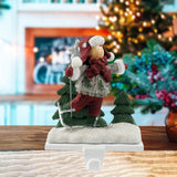 Maxbell Christmas Snowman Sock Hook Scene Layout Accessories for Bedroom Bookshelf D