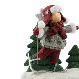 Maxbell Christmas Snowman Sock Hook Scene Layout Accessories for Bedroom Bookshelf D