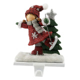 Maxbell Christmas Snowman Sock Hook Scene Layout Accessories for Bedroom Bookshelf E