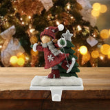 Maxbell Christmas Snowman Sock Hook Scene Layout Accessories for Bedroom Bookshelf E
