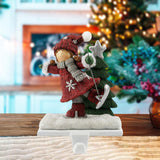 Maxbell Christmas Snowman Sock Hook Scene Layout Accessories for Bedroom Bookshelf E