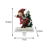Maxbell Christmas Snowman Sock Hook Scene Layout Accessories for Bedroom Bookshelf E