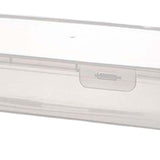 Maxbell File Container Box Transparent Dustproof for Documents Project Case School S